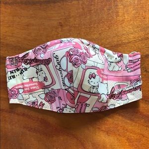 Hello Kitty Face Mask with filter pocket and wire